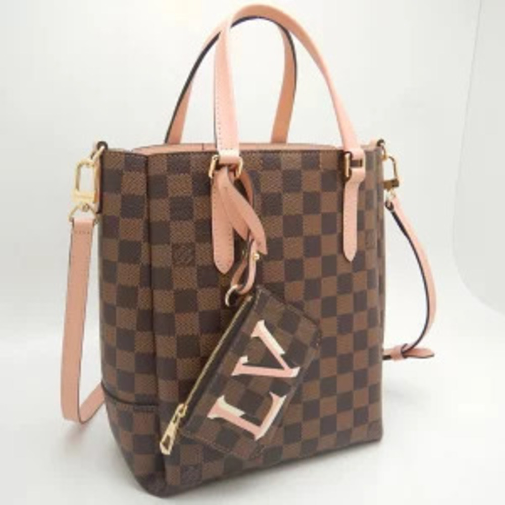 Louis Vuitton Handbag Damier NV Ebene Belmont